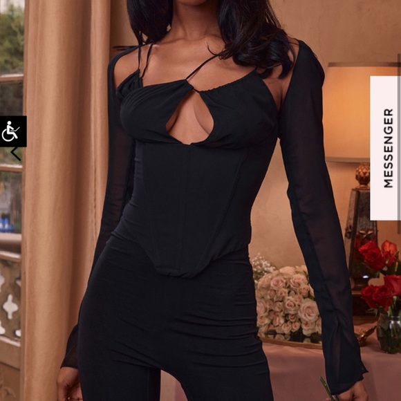 NWT House of CB Florian Top - Picture 3 of 10